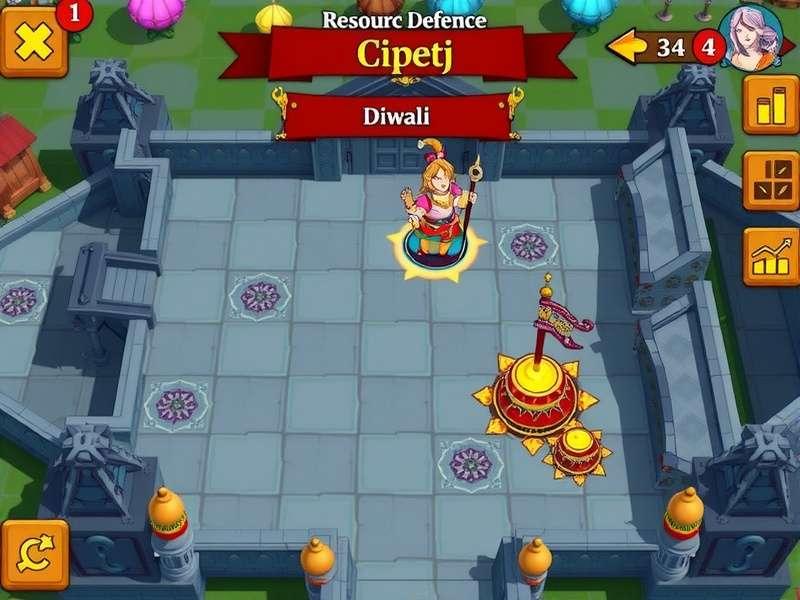 Legendary Cardamom Siege gameplay screenshot showing castle defense mechanics